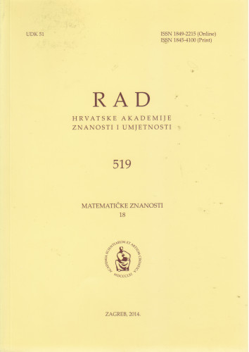 Sv. 18(2014)=knj. 53=knj. 519 / glavni urednik Andrej Dujella