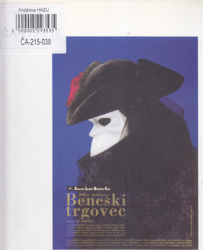 Slovenski kazališni plakat : izložba Slovenskoga gledališkog muzeja, Ljubljana, [Zagreb, palača Narodni dom ili Dvorana] ; [priredio i uredio Branko Hećimović ; tekstove za hrvatsko izdanje kataloga preveo Branko Hećimović ; izbor fotografija Stane Bernik i Ivo Svetina]