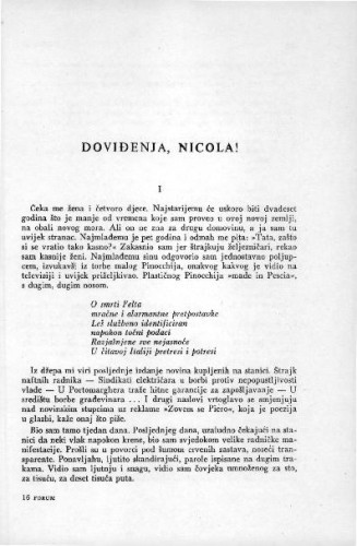 Doviđenja, Nicola! / G. Scotti ;  prevela Ana Prpić