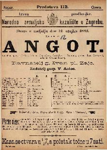 Angot : komična opera u 3 čina / uglasbio Charles Lecocq