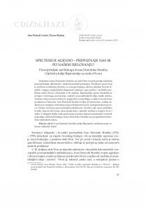 Spectemur agendo - Prepoznaje nas se po našem djelovanju! : prosvjetiteljski rad biskupa Ivana Dominika Stratika i liječnika Julija Bajamontija na otoku Hvaru / Ana Perinić Lewis, Pavao Rudan