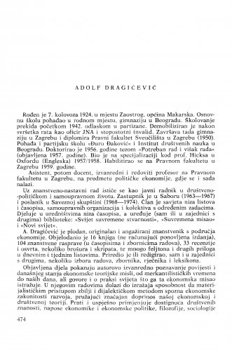 Adolf Dragičević : [biografije novih članova Akademije]