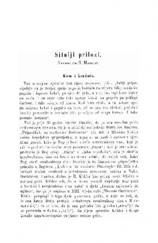 Sitniji prilozi / T. Maretić