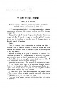 O plohi trećega stupnja / J. S. Vaněček