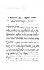 O kamenom uglju i ugljičnoj kiselini / Lj. Vukotinović