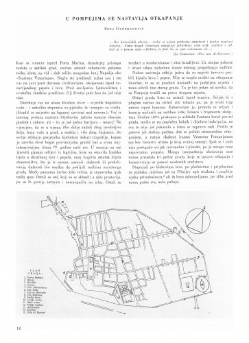 U Pompejima se nastavlja iskapanje / Sena Gvozdanović