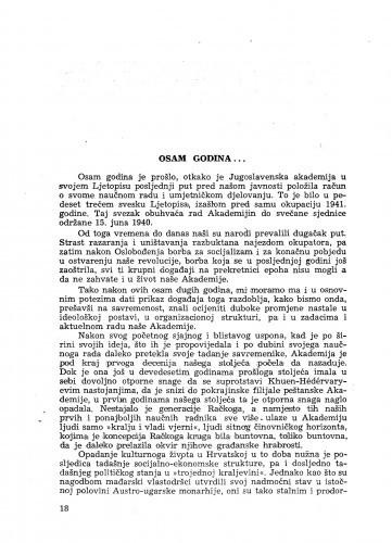 [Službeni dijelovi i izvještaji]