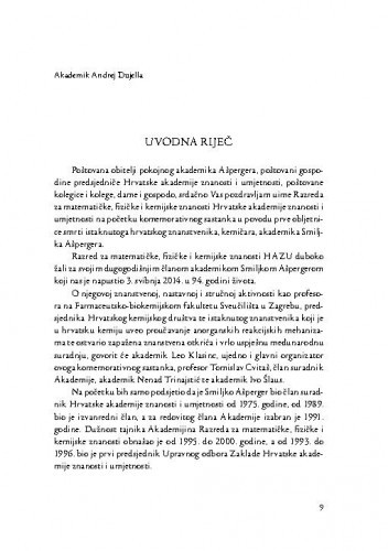 Uvodna riječ : (govor na komemoraciji u palači Akademije 5. svibnja 2015.) / Andrej Dujella