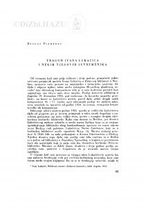 Tragom Ivana Lukačića i nekih njegovih suvremenika / D. Plamenac