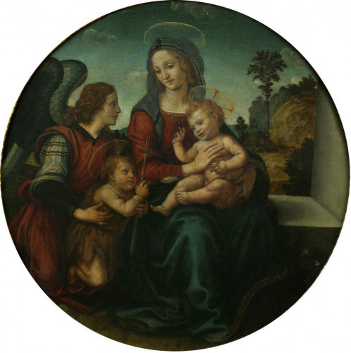 Bogorodica s Djetetom, svetim Ivanom i anđelom