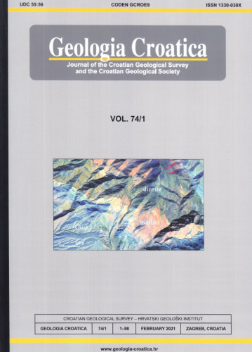Geologia Croatica : a journal of the Institute of Geology Zagreb and Croatian Geological Society = glasilo Instituta za geološka istraživanja u Zagrebu i Hrvatskoga geološkog društva