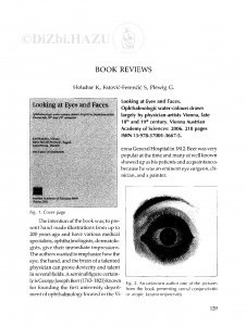 Karl Holubar, Stella Fatović-Ferenčić, Gerd Plewig: Looking at eyes and faces. Ophthalmologic water-colours drawn largely by physician-artists Vienna, late 18th and 19th century, Vienna Austrian Academy of Sciences, 2006 : Book reviews / Željko Dugac