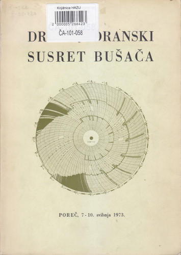 Drugi jadranski susret bušača = Second Adriatic Symposium on Oil Well Drilling = Vtoraja adriatičeskaja vstreča burovikov, Poreč, 7.-10. svibnja 1973. ; [urednici Ivan Šindija i Ante Modrušan]