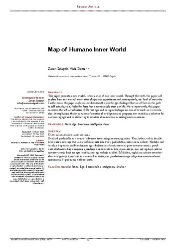 Map of Humans Inner World / 
Zoran Salopek, Vida Demarin
