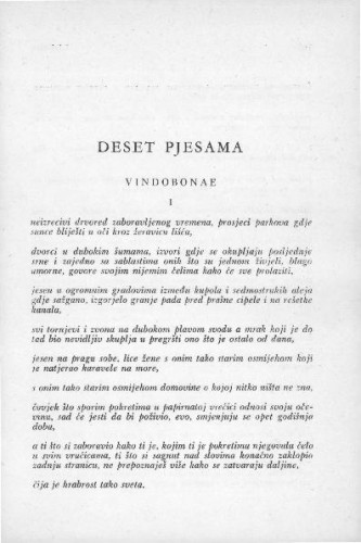 Deset pjesama / N. Petrak