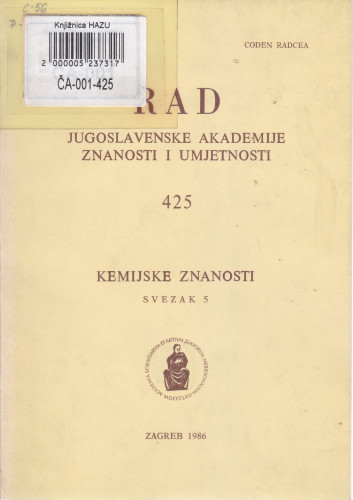 Sv. 5(1986)=knj. 30=knj. 425 / urednik Mihovil Proštenik