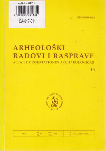 Knj. 13(2001) / glavni i odgovorni urednik Mate Suić