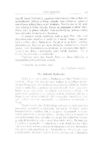 Dr. Bohumil Bydžovský / V. Varićak