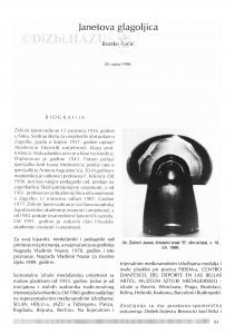 Janešova glagoljica / Branko Fučić