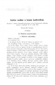 Jezične osobine u kotaru karlovačkom / R. Strohal