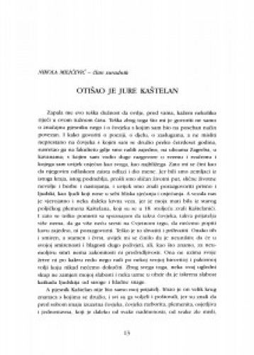 Otišao je Jure Kaštelan