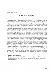 Rosmarini Laudatio / Vladimir Dugački