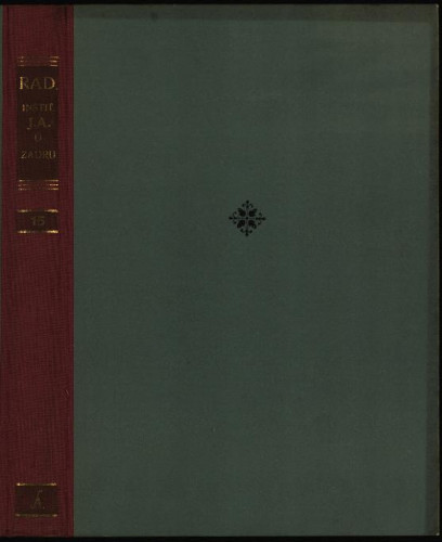 Sv. 15(1968) / uredili Grga Novak i Vjekoslav Maštrović