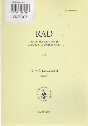 [Knj.] 9(1999)=knj. 477 / urednik Vladimir Matković