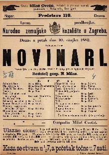 Novinari : šaljiva igra u 4 čina / napisao Gustav Freitag