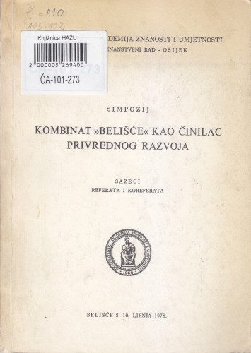 Simpozij Kombinat 