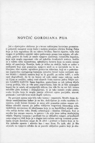 Novčić Gordijana Pija / V. Barbieri