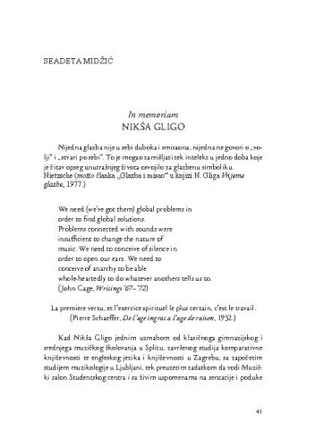 Nikša Gligo : In memoriam / Seadeta Midžić