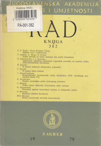 Knj. 16(1978)=knj. 382 / urednik Vladimir Matković