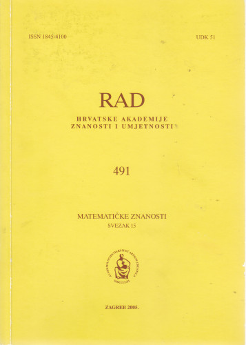 Sv. 15(2005)=knj. 50=knj. 491 / urednik Vladimir Volenec