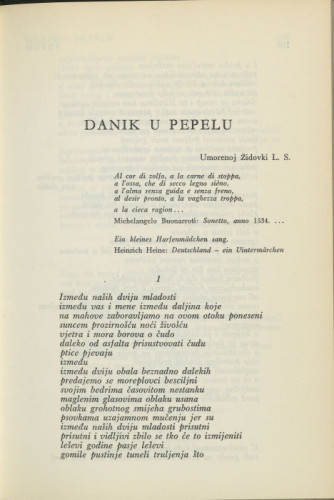 Danik u pepelu / D. Ivanišević