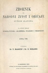 Knj. 8. (1903) / urednici T. Maretić i D. Boranić