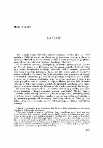 Lapčani / M. Barada