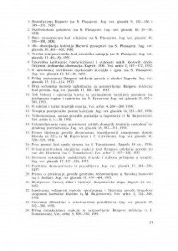 Popis radova Božidara Oklješe