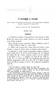 O krivuljah u ravnini / K. Zahradnik