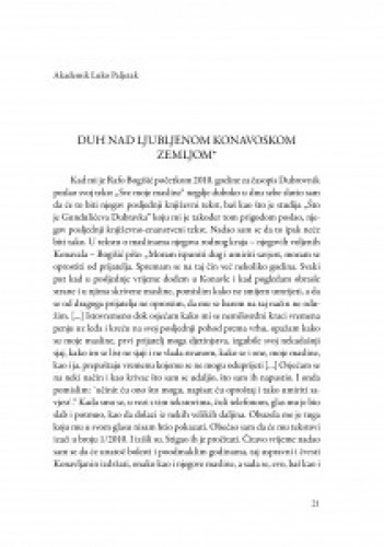 Duh nad ljubljenom konavoskom zemljom / Luko Paljetak