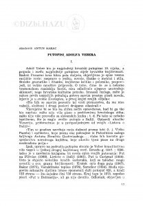 Putopisi Adolfa Vebera / A. Barac
