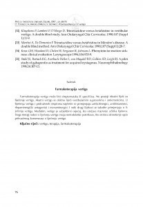 Psychological-psychiatric factors in chronic dizziness / Danijel Buljan, Iva Ivančić