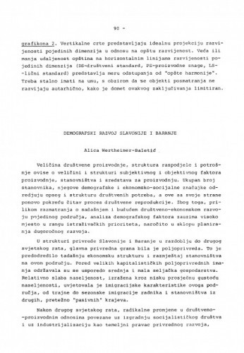 Demografski razvoj Slavonije i Baranje / Alica Wertheimer-Baletić