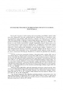 Neumatski fragmenti dubrovačkog beneventanskog pontifikala / Miho Demović