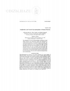 Gangliosides and neutral glycosphingolipids of human pancreas / O. Đaković, Z. Jandrić, M. Mesarić, Lj. Toman