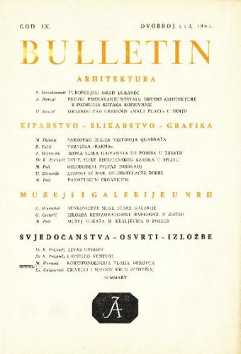 Bulletin Zavoda za likovne umjetnosti Jugoslavenske akademije znanosti i umjetnosti