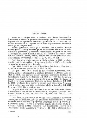 Petar Skok