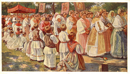 Slavko Tomerlin: Tijelovska procesija (Velika Kopanica, Slavonija)