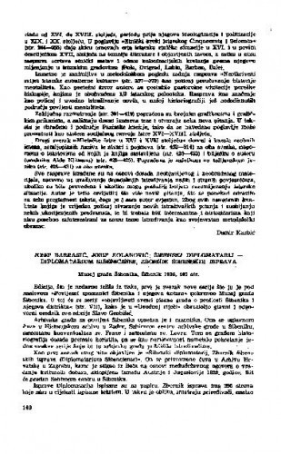 Josip Barbarić, Josip Kolanović: Šibenski diplomatorij - Diplomatarium Sibenicense - zbornik šibenskih isprava. Šibenik 1986. / Mirjana Matijević-Sokol