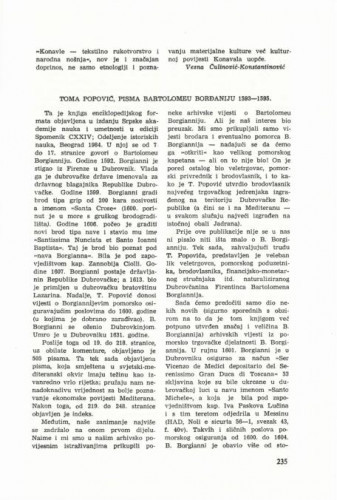 Pisma Bartolomeu Borđaniju: 1593.-1595.,Toma Popović / Josip Luetić